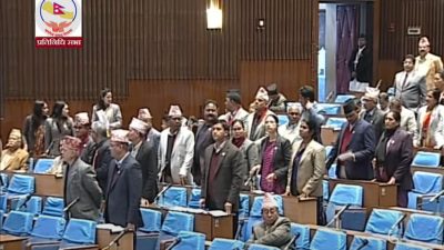 प्रतिनिधिसभा बैठक अवरुद्ध