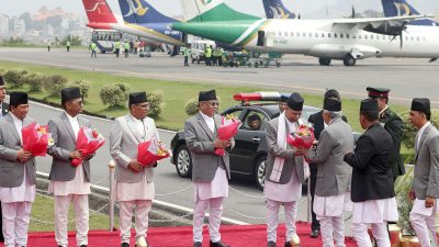 जेनेभा र जर्मनीको भ्रमण सकेर फर्किए राष्ट्रपति