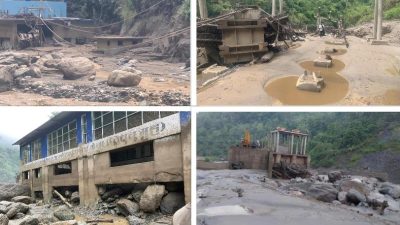बाढीका कारण विद्युत् उत्पादनमा समस्या