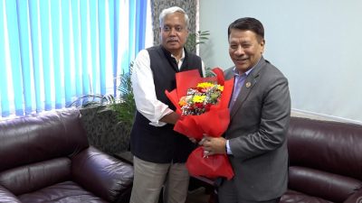 उपप्रधानमन्त्री सिंहसँग भारतीय राजदूतको शिष्टाचार भेट