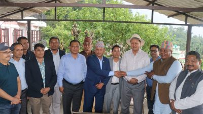 पूर्वमन्त्री बस्नेतकाे पहलमा मध्यभोटेकोसीको प्रसारण लाइन निर्माणमा सहमति जुट्यो