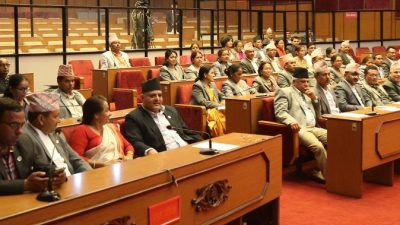 राष्ट्रियसभा बैठक: समसामयिक विषयमा सरकारको ध्यानाकर्षण