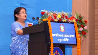 प्रहरी श्रीमती सङ्घको मानवीय कार्य प्रशंसनीय : शाक्य