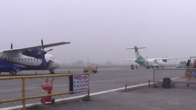खराब मौसमका कारण मुलुकभरका विमानस्थलमा उडान प्रभावित