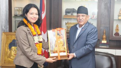 पलेशाको जीतले विश्वभरिका नेपालीलाई गौरव प्राप्त भएको छः प्रचण्ड
