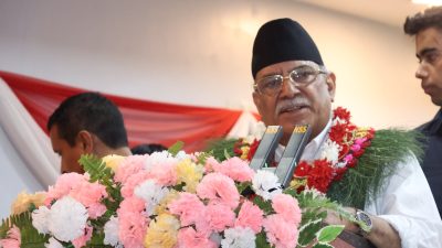 जनाधिकार र स्वाधीनताका लागि माओवादी बलियो बन्न आवश्यक : प्रचण्ड