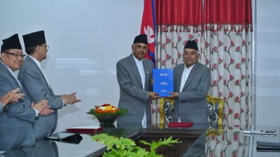 राष्ट्रपतिसमक्ष लोकसेवा आयोगको वार्षिक प्रतिवेदन पेश