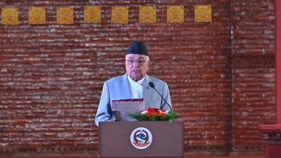 बाढीपहिरोबाट भएको धनजनको क्षतिप्रति राष्ट्रपतिको चिन्ता