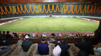 रंगशालामा प्रधानमन्त्रीविरुद्ध असभ्य नाराबाजी गर्नेहरु रास्वपाबाट खटाइएका व्यक्ति