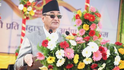 प्रहरी संगठनको वृहत्तर हित र उन्नतिका लागि प्रतिबद्व छु: गृहमन्त्री&hellip;