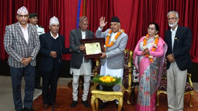 मुलुकले दिएको जिम्मेवारी पूरा गर्न लागिरहन्छु – राष्ट्रपति पाैडेल