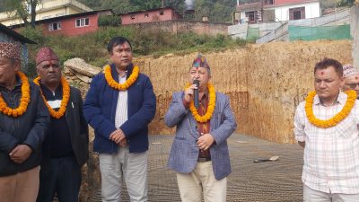 विशंखुनारायणमा सुविधासम्पन्न प्रशासनिक भवन सिलान्यास