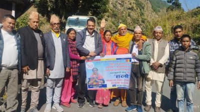 गौरीशंकरको घरदैलो गर्दै राप्रपाका नेता भन्छन्, “जनताको मायाले उत्साह जागेको&hellip;