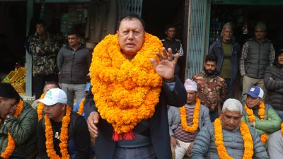 मध्यपहाडी लाेकमार्गकाे लागि ७६ कराेड सुनिश्चित, पुर्वमन्त्री बस्नेतद्वारा फिल्ड निरिक्षण