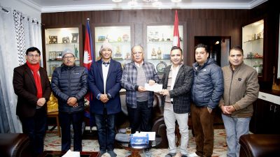 माओवादी केन्द्रको अन्तरमहादेशीय समितिद्वारा बाढीपहिरो पीडितका लागि पाँच लाख सहयोग