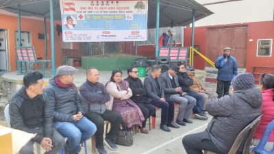 नखिपाेटमा निःशुल्क स्वास्थ्य शिविर सम्पन्न