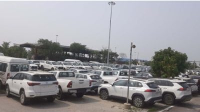 वीरगञ्ज नाकाबाट ३८.१३ प्रतिशतले घट्यो चारपाङ्ग्रे सवारीको आयात