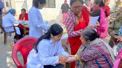 निशुल्क डेन्टल चेकजाँच सम्पन्न