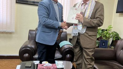 ललितपुर महानगर प्रमुख र रसियाका राजदुतबीच भेटवार्ता 