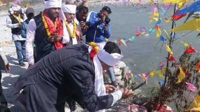 सिन्धुपाल्चोकका माझी समुदायले धुमधामका साथ मनाए लदि पुजा