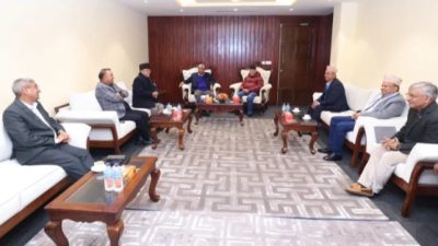 प्रधानमन्त्रीद्वारा राजनीतिक संयन्त्रको बैठक आह्वान
