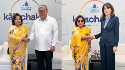परराष्ट्रमन्त्रीद्वारा फिलिपिन्स र जर्जियाका विदेशमन्त्रीसँग छुट्टाछुट्टै भेटवार्ता