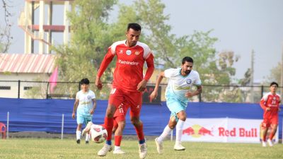 आयोजकलाई हराउँदै एपिएफ सेमिफाइनल