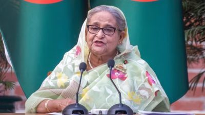 पूर्वप्रधानमन्त्री शेख हासिना र छोरीविरुद्ध पक्राउ पुर्जी जारी