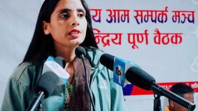 एमालेको सडकमा प्रदर्शन सत्ताको उन्माद : आजपा नेतृ रञ्जु साह