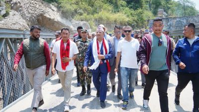 मेलम्ची र हेलम्बु क्षेत्रको पुनःनिर्माण गछौँ : ऊर्जामन्त्री खड्का
