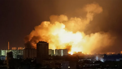 रुसको युक्रेनमा हवाइ आक्रमण, १३ जनाको ज्यान गयो