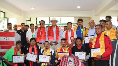 लोकतान्त्रिक खेलकुद संघको अध्यक्षमा गुरुङ निर्वाचित