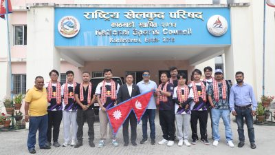 वल्डकप खेल्ने ‘होर ई स्पोट्र्स’ को बिदाई