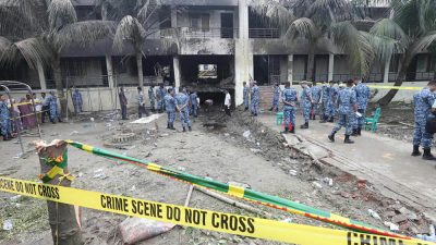 बंगलादेश वायुसेनाको विमान दुर्घटनामा मृत्यु हुनेको संख्या २५ विद्यार्थीसहित २७&hellip;