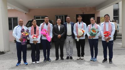 सिंगापुरमा हुने विश्व एक्वेटिक्स च्याम्पियनसिपमा नेपालबाट ४ खेलाडीले भाग लिदै