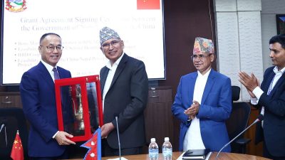 नेपाल र चीनबीच चार वटा परियोजनाका लागि समझदारी पत्रमा हस्ताक्षर
