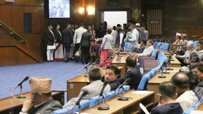प्रतिनिधिसभा बैठक रास्वपा र राप्रपाद्वारा बहिस्कार
