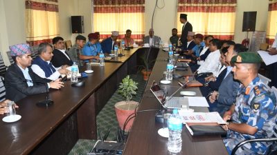 सीमानाकामा हुने अवैध चोरीपैठारी र निकासी रोक्न सरोकारवाला सँग छलफल&hellip;