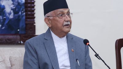 प्रधानमन्त्री ओली स्वदेश फर्कँदै