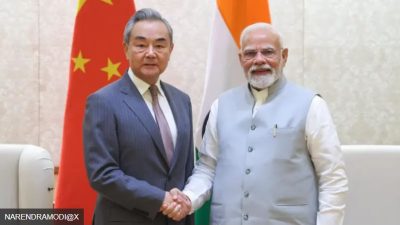 मोदी र चिनियाँ विदेशमन्त्री वाङ यीबीच भेटवार्ता