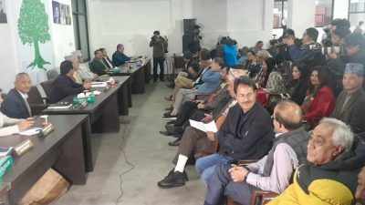 नेपाली कांग्रेस केन्द्रीय कार्यसमितिको बैठक जारी