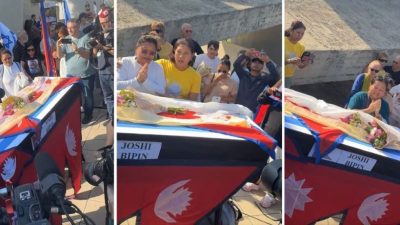 विपिन जोशीको शव नेपाल ल्याउनुअघि इजरायलमा श्रद्धाञ्जली सभा