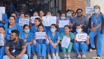 मंगलबारसम्मको अल्टिमेटम,माग पूरा नभए काम ठप्प पार्ने नर्सहरूको चेतावनी