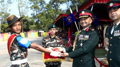 दुई हजार चार सय ५१ सैन्य दीक्षित
