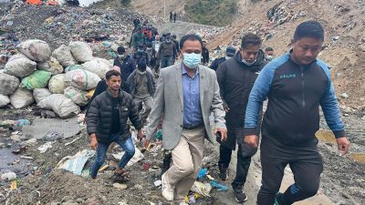 मन्त्री घिसिङ बञ्चरेडाँडा पुगे