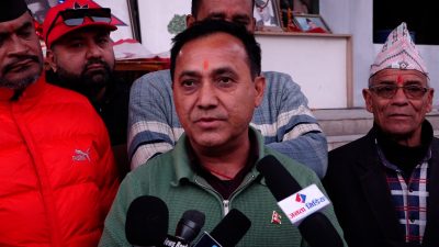 आगामी चुनाव नलड्ने विश्वप्रकाश शर्माको घोषणा