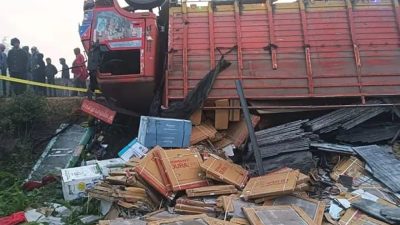 सुनसरीमा ट्रक दुर्घटना ,५ जनाको मृत्यु