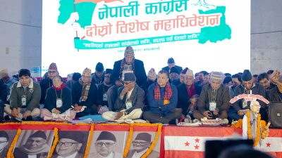 कांग्रेस विशेष महाधिवेशन पक्षधर र संस्थापन पक्षबीच वार्ता हुँदै