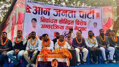 निर्वाचन सत्य र असत्यको लडाई भएकाले आम मतदाताले रियललाई मतदान&hellip;