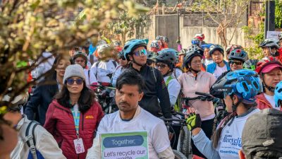 सफाईकर्मीको सम्मानमा हाम्रो साइकल यात्रा सम्पन्न